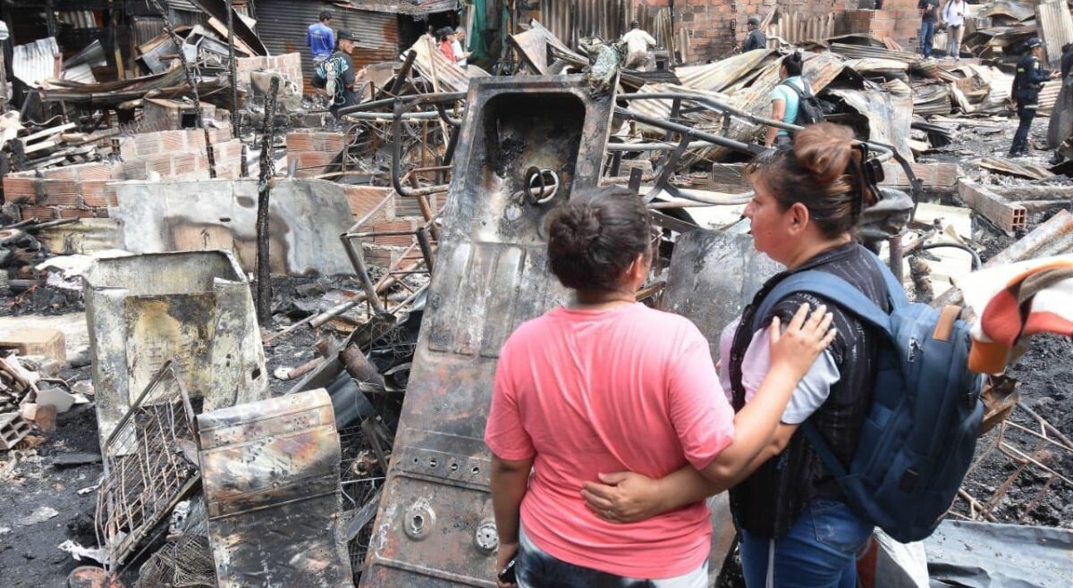 Ibagué declara calamidad pública tras incendio en Los Álamos