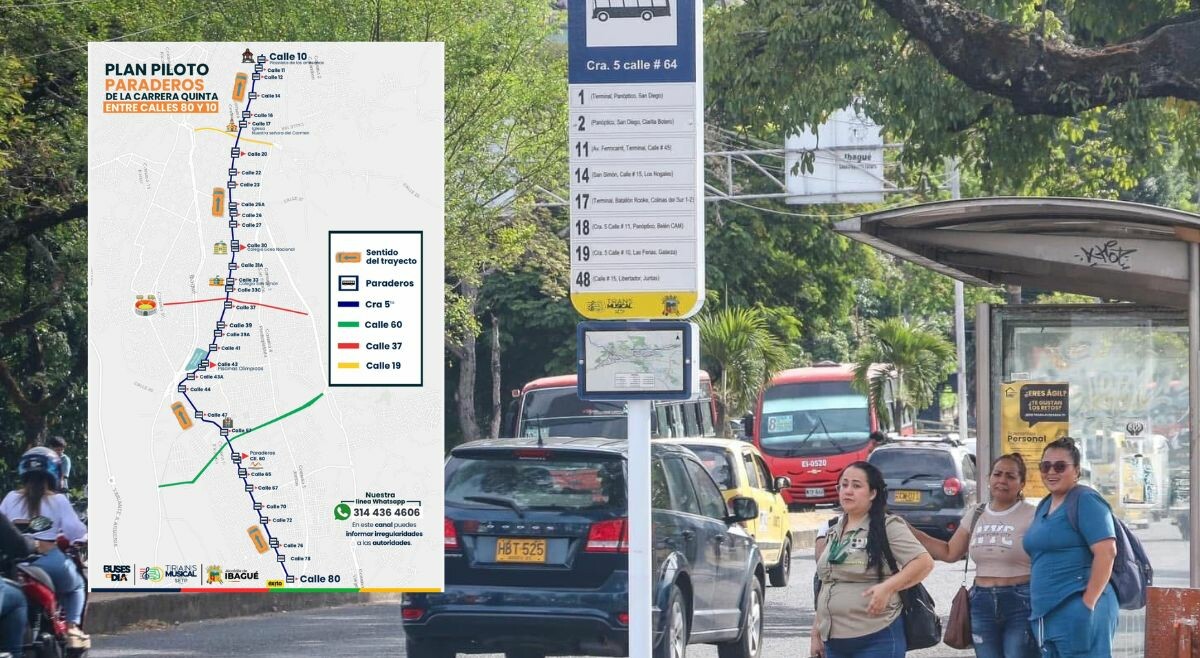 Busetas ya no pararán en cualquier punto de la Quinta: inicia plan piloto del SETP en Ibagué
