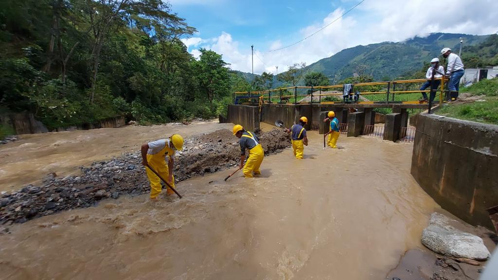 IBAL restableció captación en la bocatoma Cay