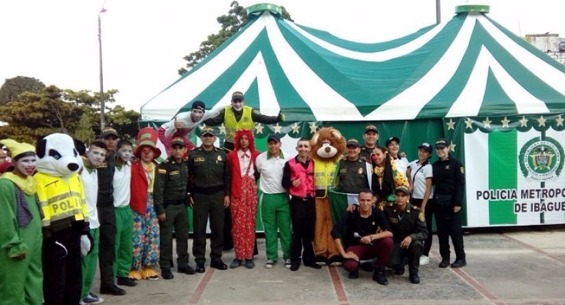 Policía Metropolitana de Ibagué ya tiene abierto el ‘Circo de la Paz y la Convivencia’