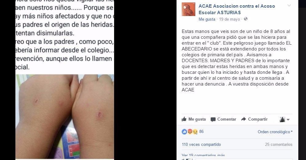 "El abecedario del diablo”, el nuevo juego de los menores