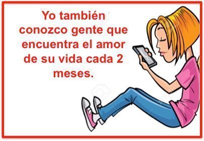 Caricatura del amor cada 2 meses