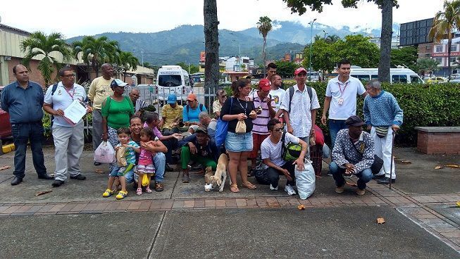 20 habitantes de calle retornaron a sus lugares de origen