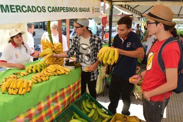 Mercados Campesinos de Ibagué se realizará cada mes en el parque Manuel Murillo Toro