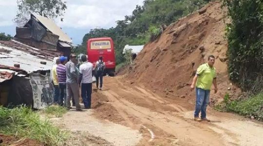 Siguen las afectaciones en el Tolima por lluvias