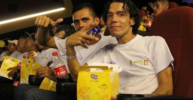 Personas en proceso de desintoxicación disfrutaron de una tarde de cine