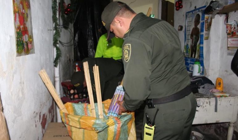 La Policía incauta media tonelada de pólvora en Ibagué