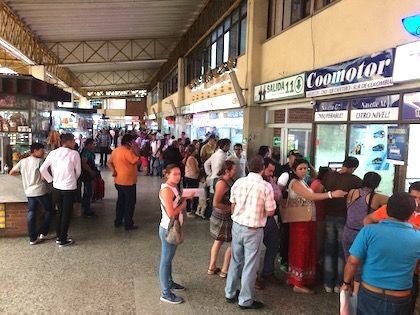 Terminal de transporte opera con normalidad