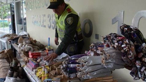 Cerca de una tonelada de pólvora ha sido incautada en Ibagué
