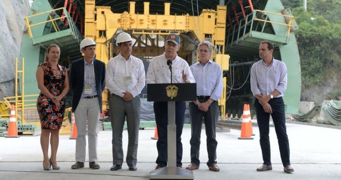 Santos aseguró que no alcanzará a entregar el Túnel de la Línea este año