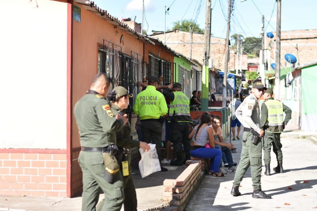 Integrantes de la fuerza pública realizaron ofensiva contra el delito en barrios del sur