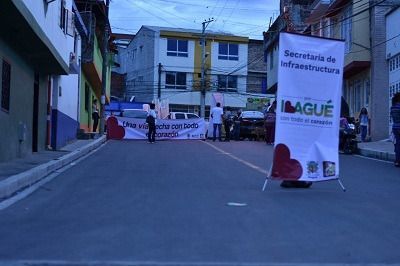 Inauguran vía de 470 metros cuadrados en el barrio Restrepo