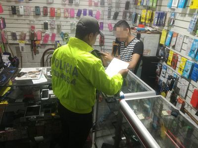 Operativo de la Policía dejó incautación de celulares en Ibagué