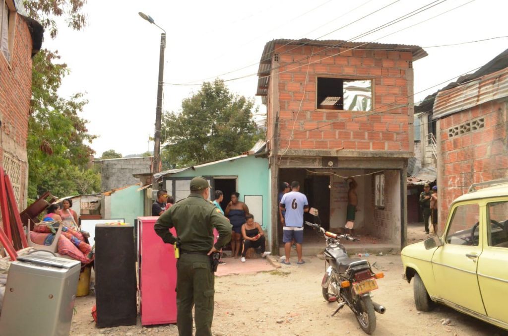 Demolieron vivienda del barrio Santofimio que era usada para el microtráfico