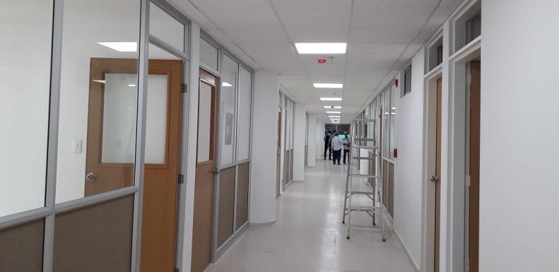 Primera fase de las obras de la Asamblea serán entregadas este jueves