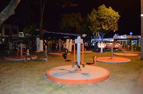 Inauguran parque infantil y gimnasio biosaludable en la cuarta etapa del Jordán