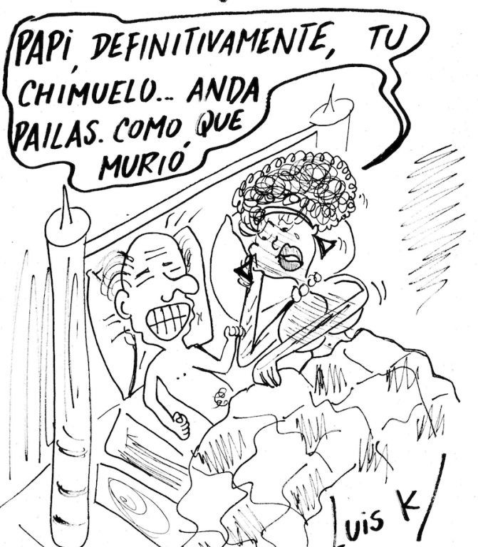 Caricatura impotencia