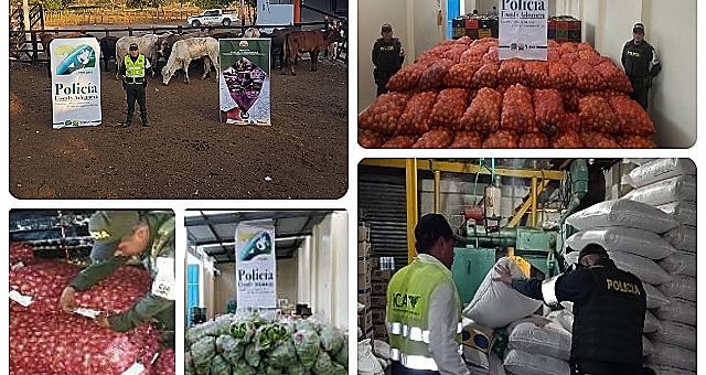 Se logra histórica confiscación de más de $120 millones en productos agropecuarios de contrabando