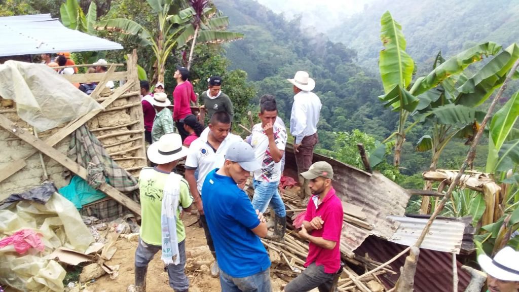 Deslizamientos en el sur del Tolima dejan incomunicada a las Hermosas