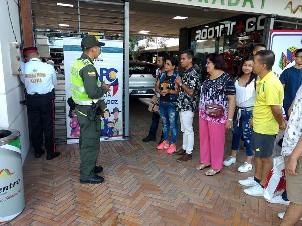 Policía Metropolitana de Ibagué inició campaña sobre tolerancia y prevención de delitos