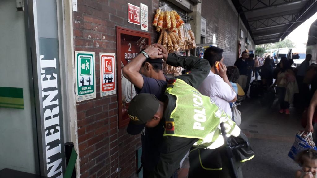 Policía Metropolitana intervino la Terminal de Transporte de Ibagué