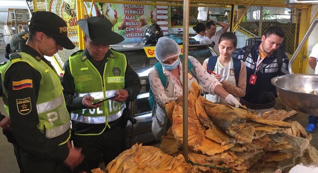 Se incautaron 105 kilos de pescado en descomposición en Ibagué