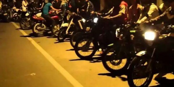 98 motocicletas fueron inmovilizadas por infringir restricción de tránsito nocturno