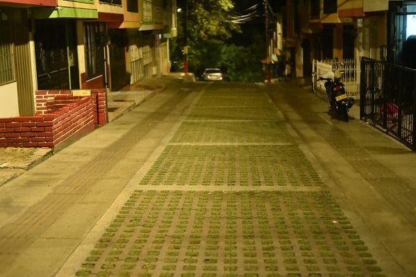 Rehabilitan 687 metros cuadrados de malla vialen el barrio Jordán novena etapa