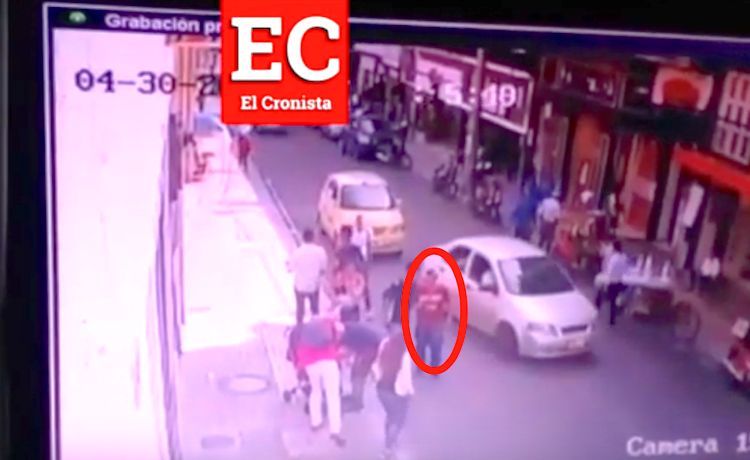 Así tumban en el centro de Ibagué a conductores