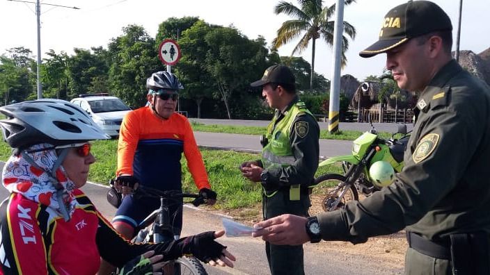 Policía de Ibagué fue capacitada por Holandeses para brindar seguridad en Ciclo-rutas