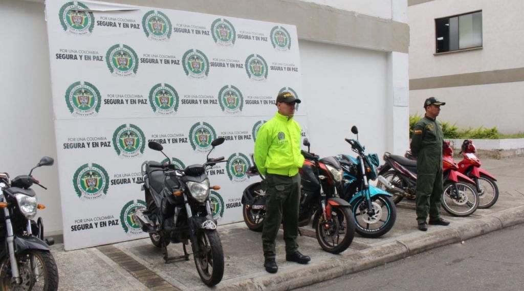 A través de operativos, se han recuperado 44 motos que habían sido hurtadas en Ibagué
