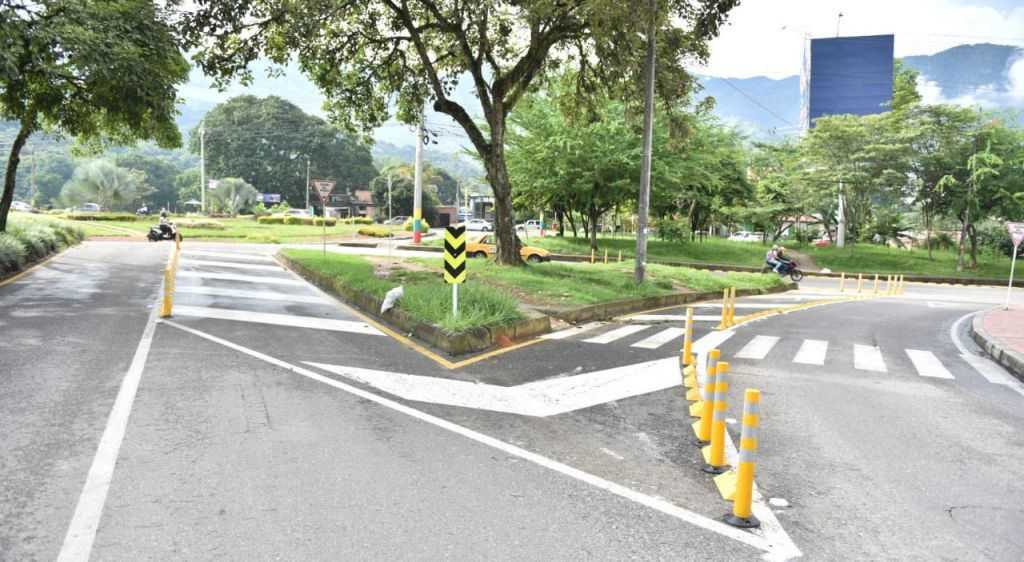 Fueron modificados los dispositivos de seguridad vial de la carrera Quinta y la calle 60 de Ibagué