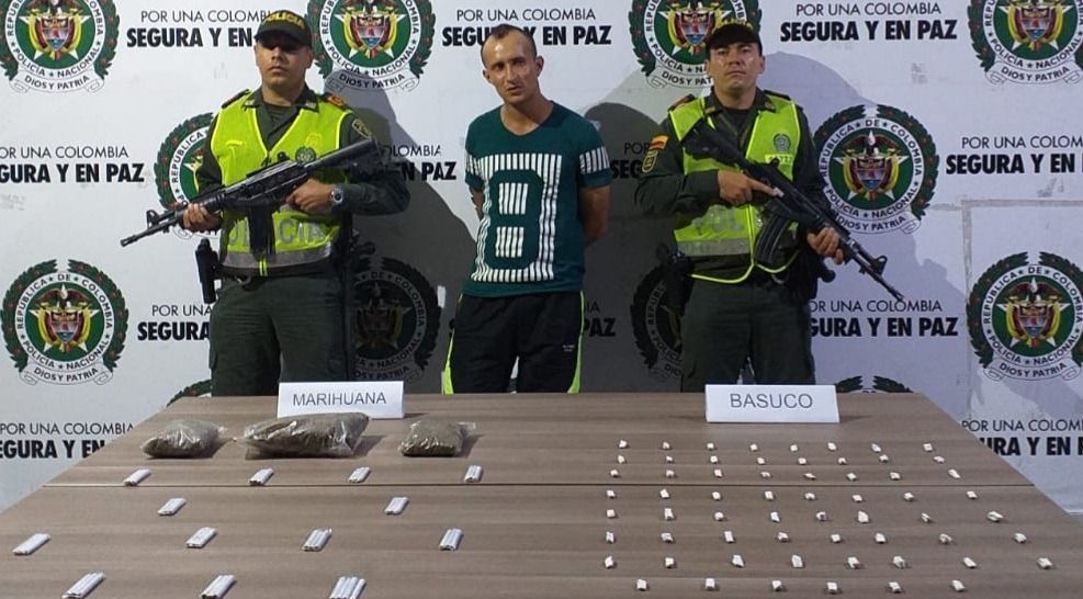 Capturado hombre que expendía droga en el centro de Ibagué