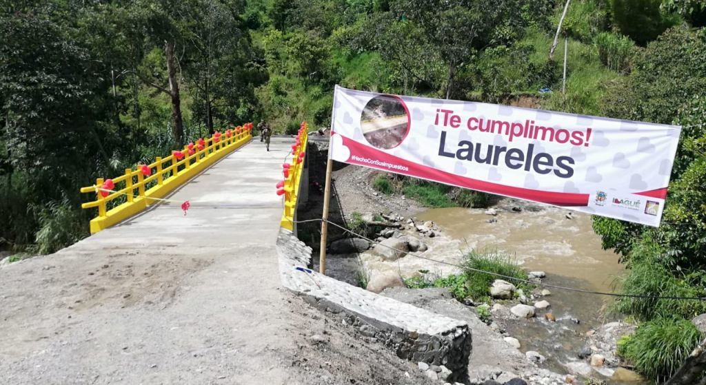Fue inaugurado el nuevo puente que conecta a los corregimientos de Laureles, Coello y Dantas