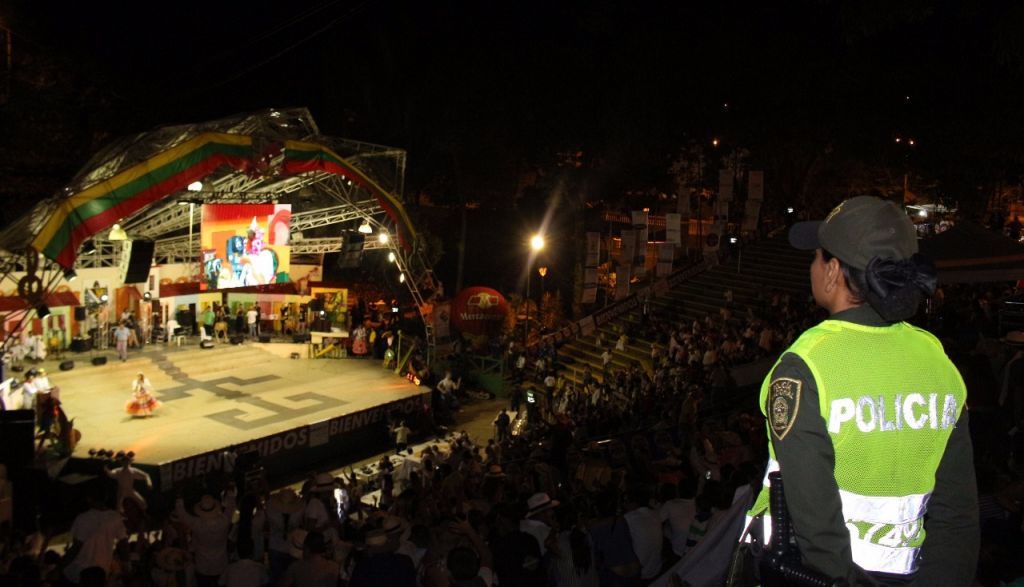 Para el 47° Festival Folclórico Colombiano se dispondrá un dispositivo de seguridad de 3.000 Policías