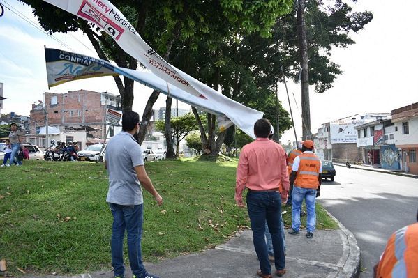 MOE denuncia excesiva publicidad política en la ciudad de Ibagué