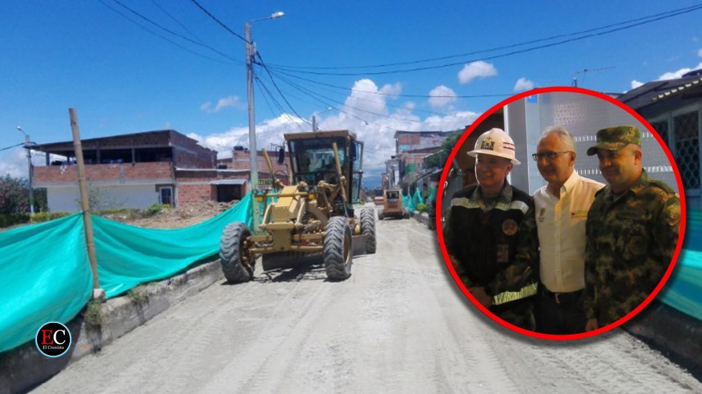 Ejército  y alcaldía entregan calle pavimentada en Nazareth II