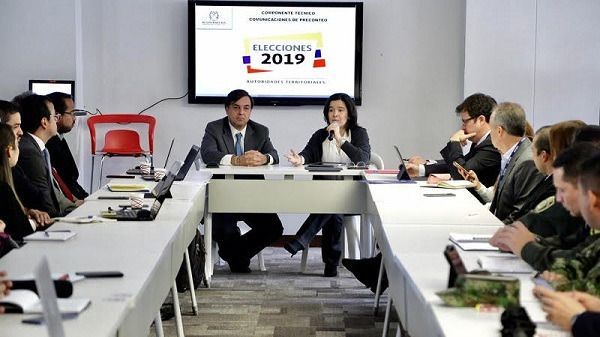 Se instalan Mesa de Control de Comunicaciones para las elecciones regionales de 2019