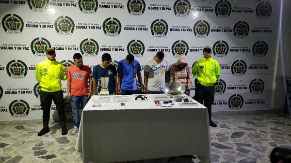 Desmantelada banda “El Combo de George”, en la comuna 7 dedicada a la venta de estupefacientes en Ibagué