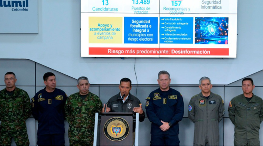 Más de 400.000 efectivos de la Fuerza Pública cuidarán las elecciones