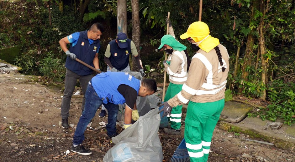 Ibagué limpia y segura: recuperan el puente de Fuente de Los Rosales