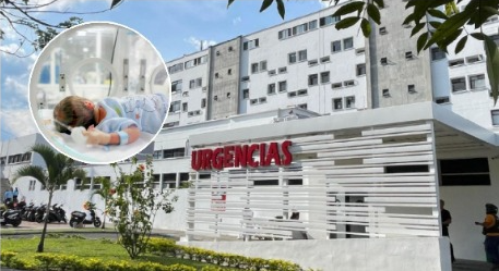 Secuestro de bebé en el Hospital Federico Lleras generó pánico; agresor fue capturado
