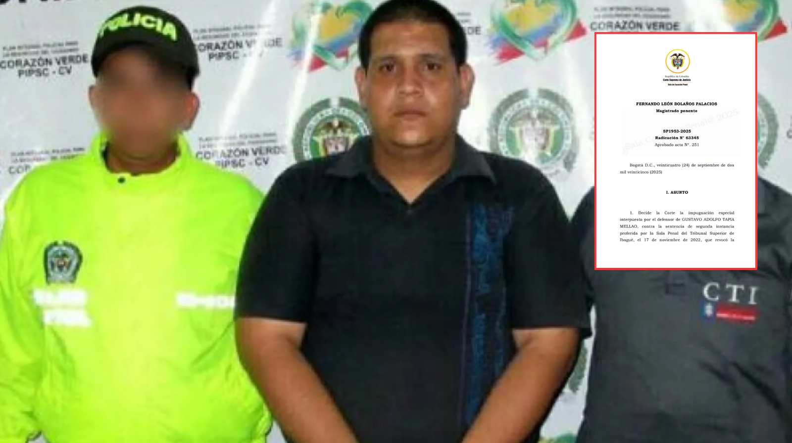 Confirman condena a bombero por ordenar el asesinato de su madre  en el Tolima