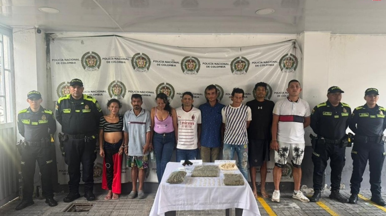 Caen los ‘Alacranes’: ocho capturados por tráfico de drogas en Melgar