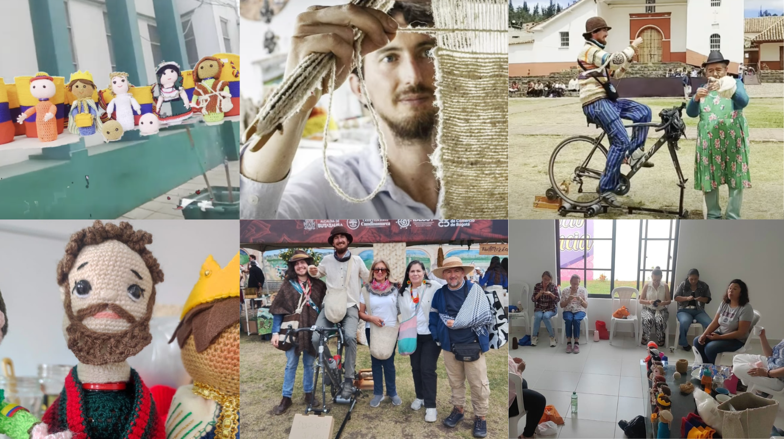 Artesanos del Líbano preparan el pesebre tejido más grande de Colombia