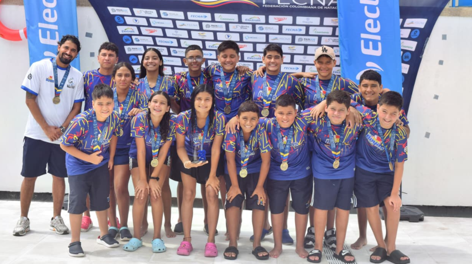 Ibagué fue sede del Nacional Sub 13 Mixto de Polo Acuático