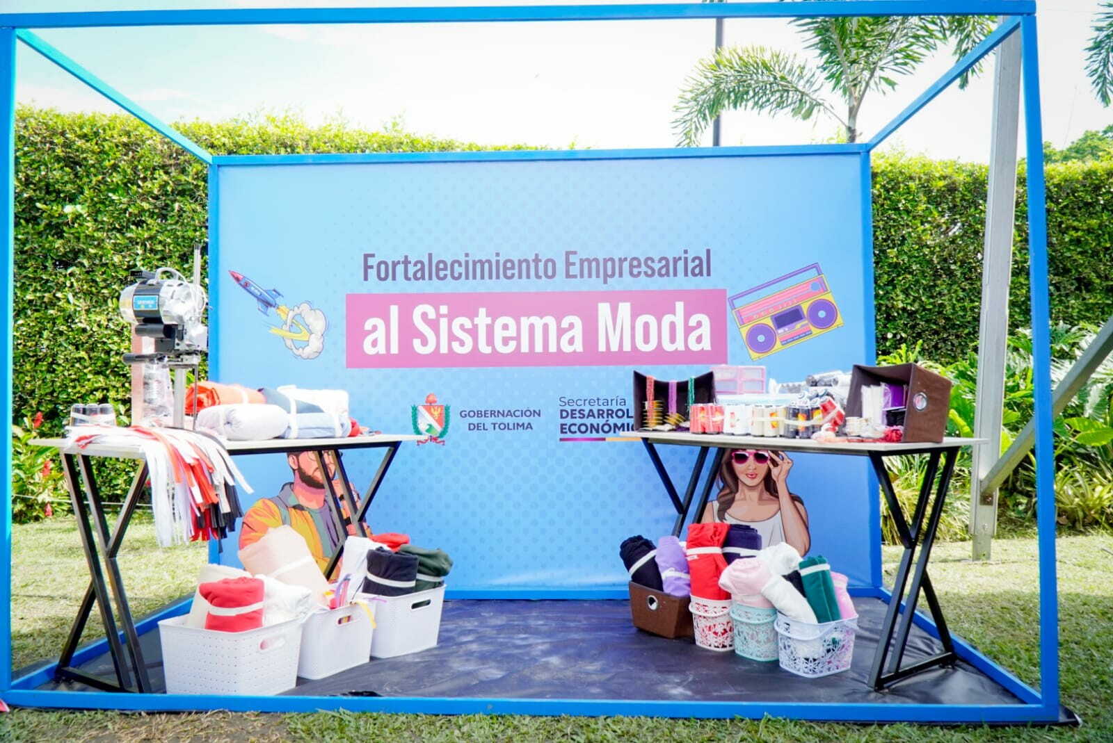 De las pasarelas a los talleres: 17 empresarios del Tolima reciben insumos y capital semilla