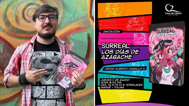 Talento local: la novela gráfica de Oscar Carrillo que une psicodelia y tecnología