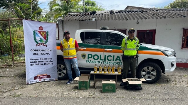 Tolima le cierra el paso al licor ilegal en corredores estratégicos