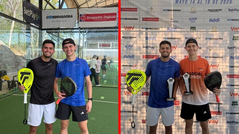 Andrés Amaya se coronó campeón de pádel en Cartagena